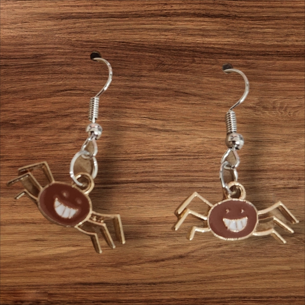 Happy Spider Earrings